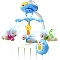 Vtech Jouet interactif Lumi Mobile Compte-Moutons Bleu