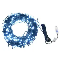 vidaXL Light Cord 400 LEDs für Innen- und Außerhalb von 40 m kaltem Weiß