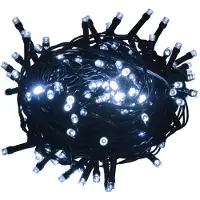 vidaXL Light Cabel 1000 LEDs innerhalb und außerhalb IP44 100 m kaltes Weiß