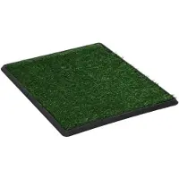 vidaXL Toilette pour animaux avec plateau et gazon artificiel Vert WC