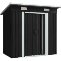 vidaXL Abri de jardin Anthracite Acier