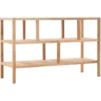 vidaXL Étagère de salle de bain Bois de noyer massif 100x40x65 cm247100