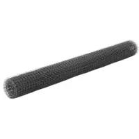 vidaXL -Hühnerdraht 25x1,5 m Stahl mit PVC -Beschichtung grau