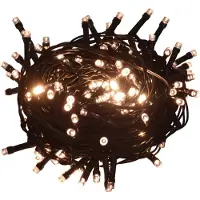vidaXL Guirlande lumineuse LED avec 300 LED blanc chaud 30 m PVC