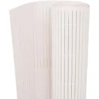 vidaXL Clôture de jardin double face 90 x 300 cm Blanc