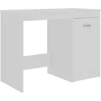 vidaXL Bureau Blanc 100x50x76 cm Bois d'ingénierie