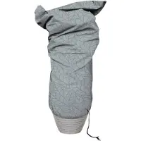 Capi Housse d'hivernage pour plantes Petite 75x150 cm Imprimé gris