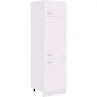 vidaXL Armoire réfrigérée Lyon blanc 60x57x207 cm Bois composite