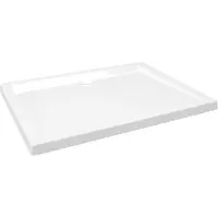 vidaXL Receveur de douche rectangulaire ABS 80x100 cm