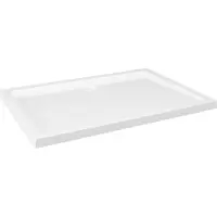 vidaXL Receveur de douche rectangulaire ABS Blanc 70x100 cm