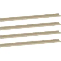 vidaXL Étagères murales 4 pcs chêne sonoma 115x9x3 cm