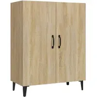 vidaXL Sideboard Chêne Sonoma 70x34x90 cm Matériau dérivé du bois
