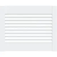 vidaXL Porte d'armoire à persiennes blanc 39,5x49,4 cm pin massif