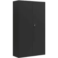 vidaXL Classeur noir 105x40x180 cm acier
