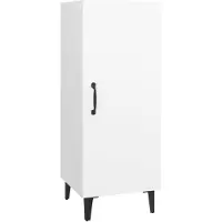 vidaXL Sideboard Blanc 34,5x34x90 cm Bois composite