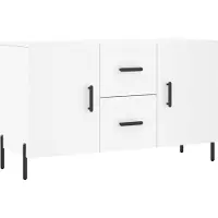 vidaXL Sideboard Blanc 100x36x60 cm Bois composite