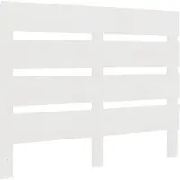 vidaXL Tête de lit blanc 75x3x80 cm pin massif