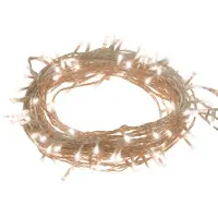 vidaXL Guirlande LED avec 600 LED Blanc chaud 60 m PVC