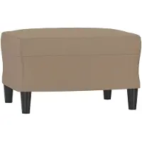vidaXL Repose-pied Cappuccino 60x50x41 cm Similicuir