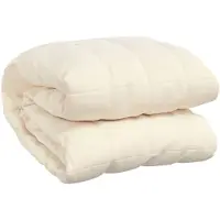 vidaXL Couverture lestée Crème clair 220x230 cm 15 kg Tissu