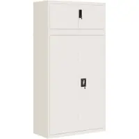 vidaXL Classeur blanc 90x40x180 cm acier