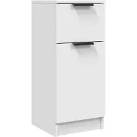 vidaXL Sideboard Blanc 30x30x70 cm Bois composite