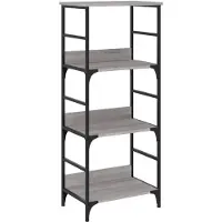 vidaXL Bibliothèque sonoma gris 50x33x117,5 cm bois d'ingénierie