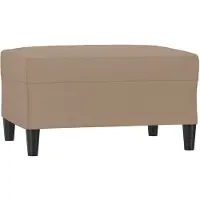 vidaXL Repose-pied Cappuccino 70x55x41 cm Similicuir