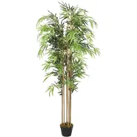 vidaXL Bambou artificiel 1095 feuilles 150 cm vert
