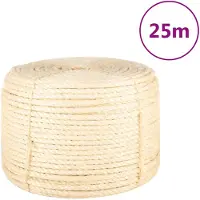 vidaXL Corde 100 % sisal 12 mm 25 m