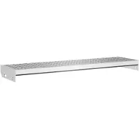 vidaXL Escalier en caillebotis 90x24x7 cm acier galvanisé