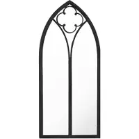 vidaXL Miroir noir 100x45 cm Fer pour l'intérieur