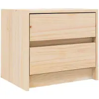 vidaXL Table de chevet 40x31x35,5 cm bois de pin massif