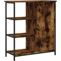 vidaXL Sideboard chêne fumé 70x30x80 cm bois composite