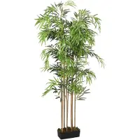 vidaXL Bambou artificiel 500 feuilles 80 cm vert
