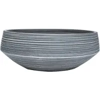 vidaXL Vasque à poser Gris Rond Ø41x14 cm Céramique