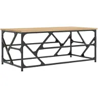 vidaXL Table basse chêne Sonoma 100x50x40 cm bois composite