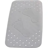 RIDDER Tapis de bain antidérapant Plattfuß 72 x 38 cm Gris 67087