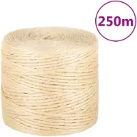 vidaXL Corde 100 % sisal 4 mm 250 m