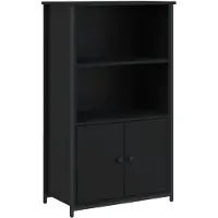 vidaXL Highboard noir 62x32x103,5 cm Bois composite