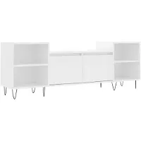 vidaXL Armoire TV Blanc 160x35x55 cm Bois composite
