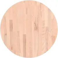 vidaXL Dessus de table Ø60x4 cm rond bois massif de hêtre
