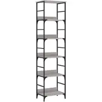 vidaXL Bibliothèque sonoma gris 50x33x188,5 cm bois d'ingénierie