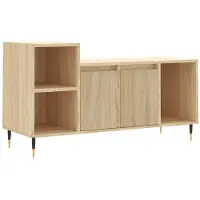 vidaXL Armoire TV Chêne Sonoma 100x35x55 cm Bois composite