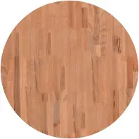 vidaXL Dessus de table Ø70x4 cm rond bois massif de hêtre