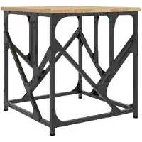 vidaXL Table basse en chêne Sonoma 45x45x47,5 cm Matériau dérivé du bois