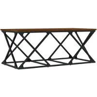 vidaXL Table basse marron imitation chêne 100x49x40 cm Bois composite