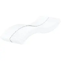 vidaXL Matelas mousse blanc 80x200 cm degré de fermeté H2 H3