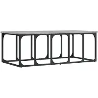 vidaXL Table basse Gris Sonoma 100x50x35,5 cm Bois composite
