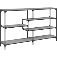 vidaXL Table console sonoma gris 160x32x95 cm bois d'ingénierie